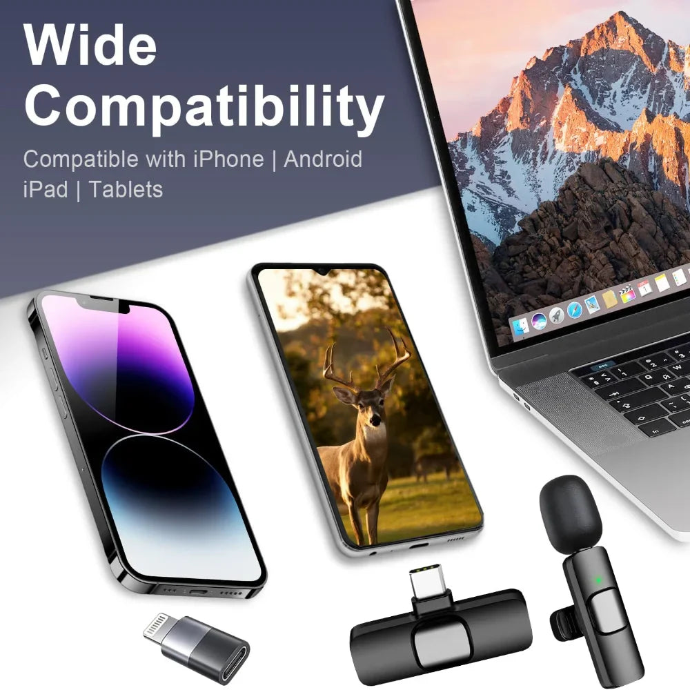 Wireless Clip-on Microphones