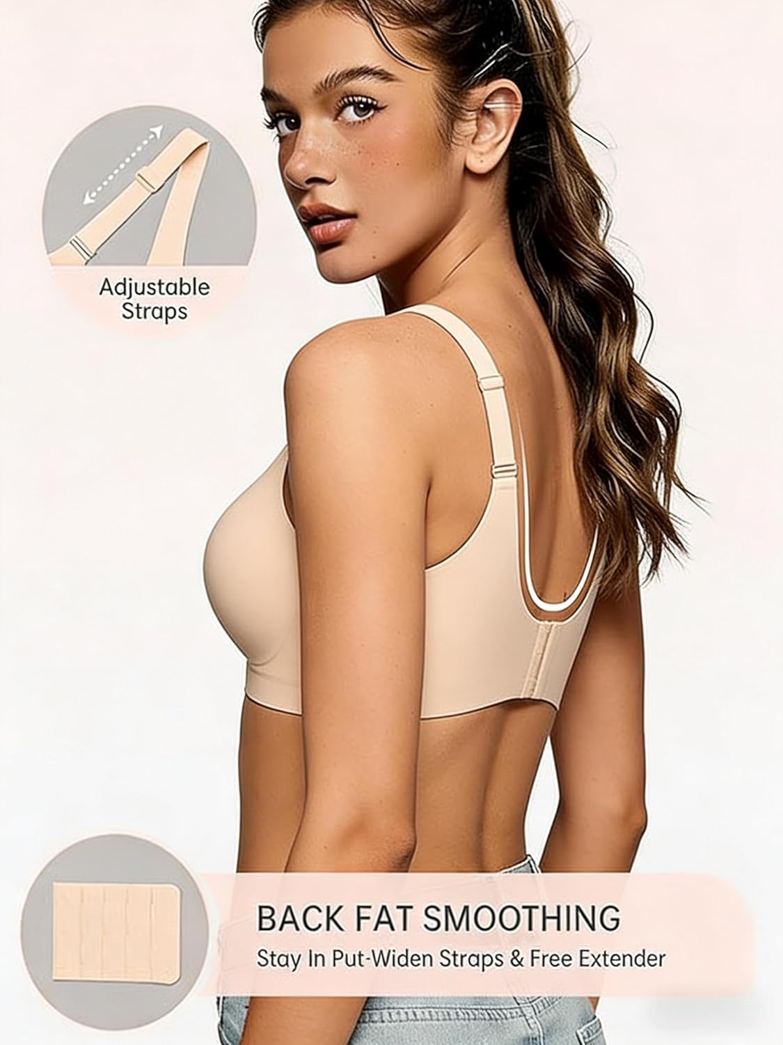 Seamless Comfort Push-Up Bra