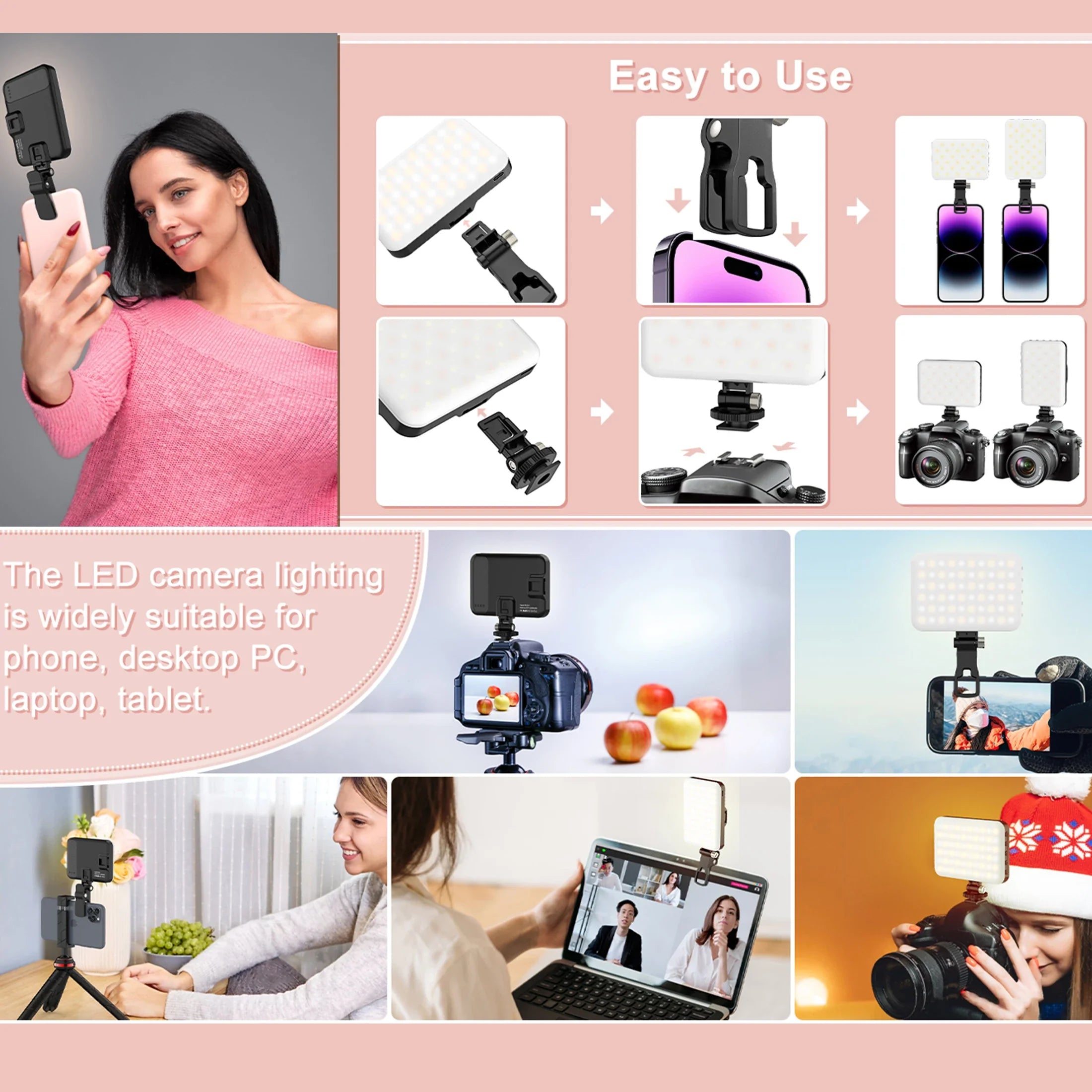 GlowPro Portable Selfie Light