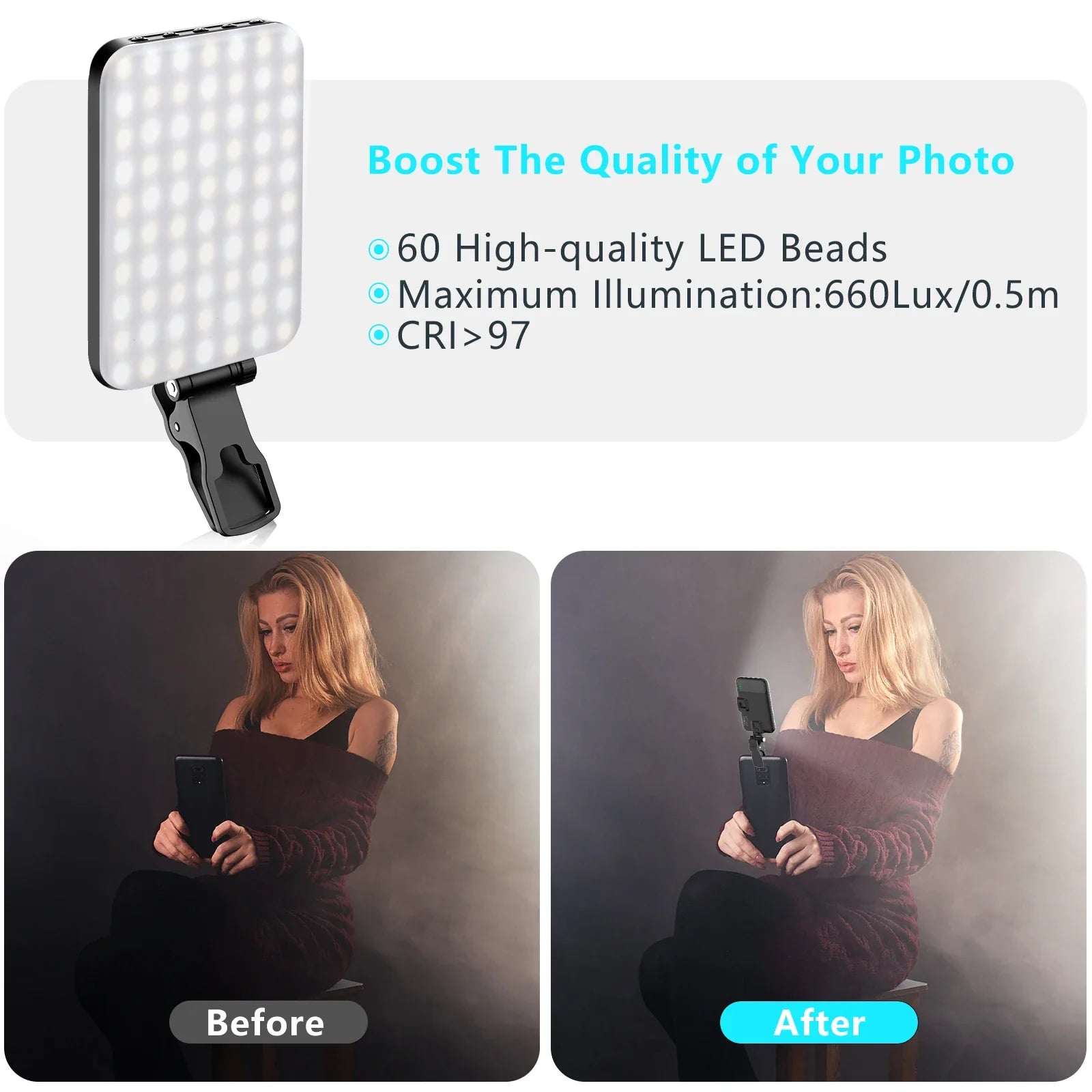 GlowPro Portable Selfie Light